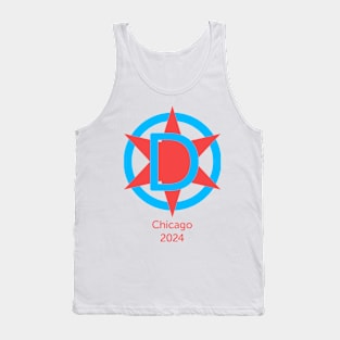 2024 Democratic National Convention Chicago Big Red Star Tank Top